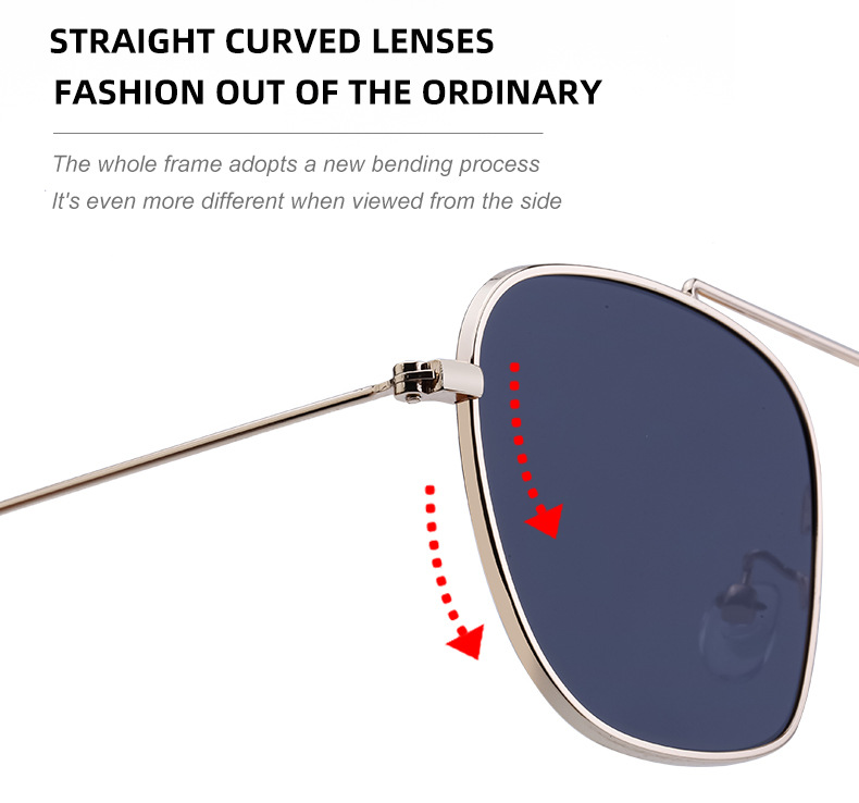 Verres réfléchissants européens et américains, lunettes de soleil, lunettes de soleil en boîte à la mode pour hommes, miroirs extérieurs à la mode pour hommes, nouvelle collection 2024_voghion.com