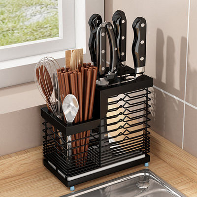 tool Shelf Stainless steel knife kitchen Wall mounted kitchen knife chopsticks Cutterbed Storage Shelf Amazon