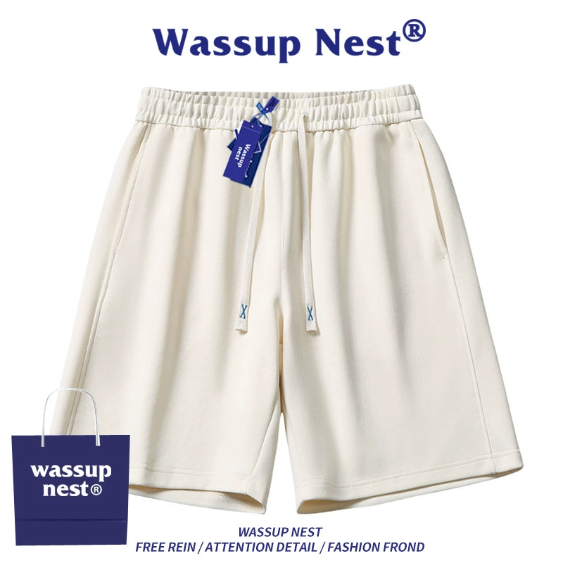 Модные брендовые быстросохнущие повседневные шорты WASSUP NEST, мужские летние свободные универсальные пляжные спортивные шорты