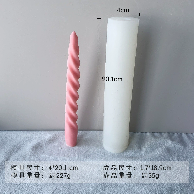 Silicone Candle Mold Set, European-Style Rotating Decorative Shapes, DIY Handmade Candles