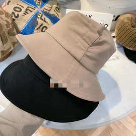 新款女士渔夫帽日系薄款防紫外线盆帽棉麻防晒遮阳帽纯色户外凉帽
