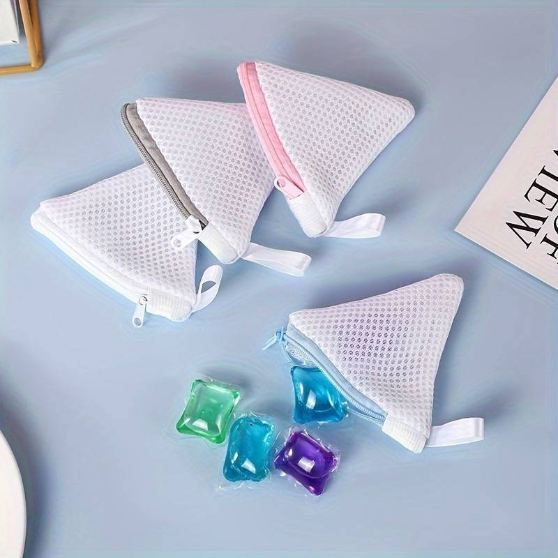 Mini Multifunctional Laundry Bag, Thickened Laundry Mesh Bag, Soap Bag, Cushion Puff Washing Bag, Laundry Mesh Bag