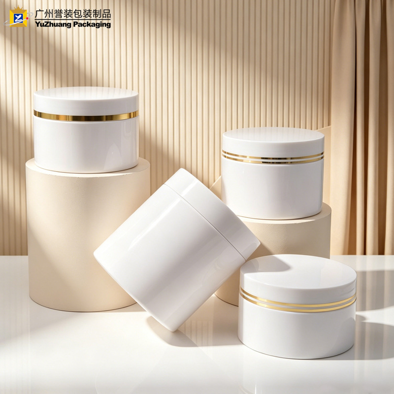 Tarro de boca ancha Yuzhuang de 89 dientes para mascarilla capilar de 250 g, tarro de 200 g para crema desmaquillante, envase cosmético transfronterizo en stock.