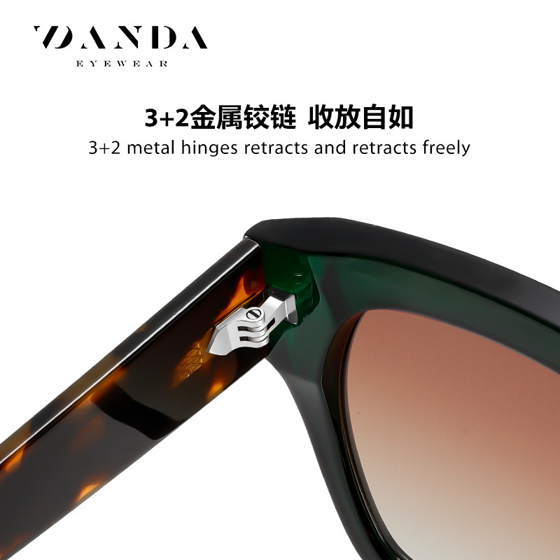 Nuevas gafas de sol polarizadas S26118 gafas de sol de hoja de tendencia de tiro callejero europeo y americano gafas de sol de estilo INS de todo fósforo transfronterizas