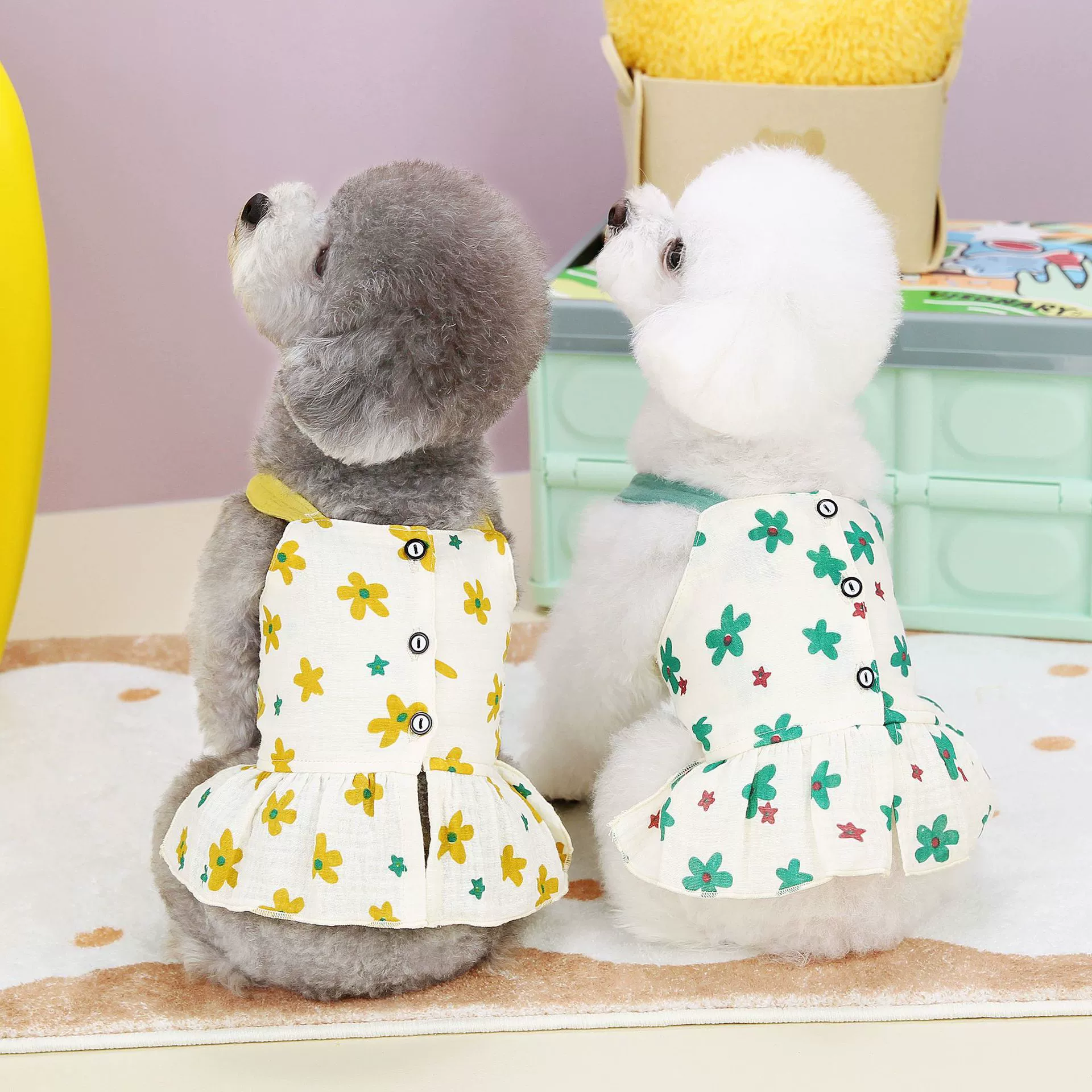 24 Весна и лето Yayun юбка на подтяжках собачья одежда плюшевый мишка Bomei VIP кошка юбка домашнее животное одежда юбка