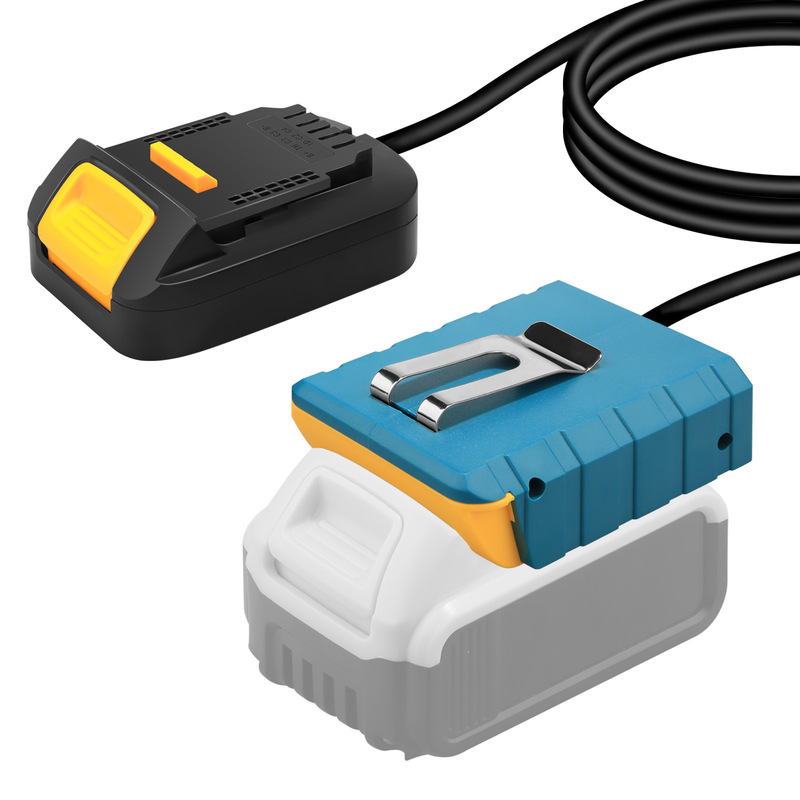 Lightweight Battery Extension Cord Bap18A Lithium Battery Adapter Suitable for Makita Dewalt Interface Weight Reducer