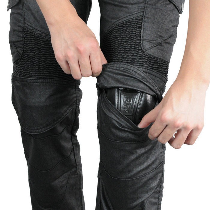 VOLERO motocicleta retro pantalones vaqueros recubiertos de equitación multi-bolsa pantalones de herramientas motocicleta anti-caída pantalones de silicona equipo de protección
