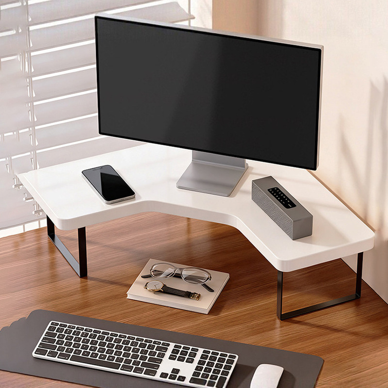 Computer height-adjustable stand, office monitor screen base, elevated polygonal bracket, laptop storage rack Computer height-adjustable stand, office monitor screen base, elevated polygonal bracket, laptop storage rack