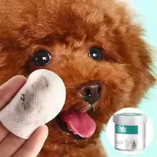 Cat Ear Wipes, Universal Pet Eye Wipes for Cats and Dogs, Eye Cleaning Supplies, 130 Pieces Canned Wet Wipes