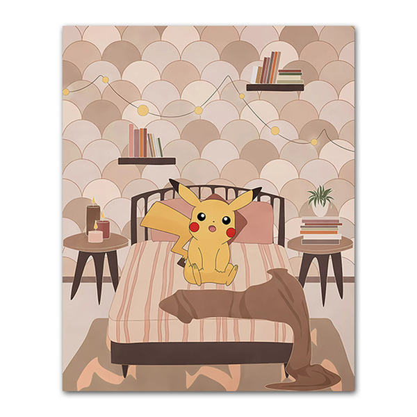 Cross -border Shopee Japanese anime decorative painting Pokémon…