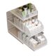 Lower sink storage rack drawable bathroom cabinet lower storage box multi-layer toilet sink lower basket layered rack