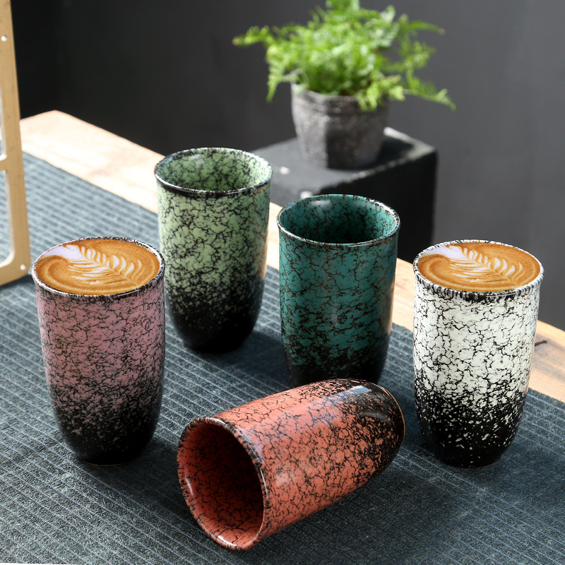 Japanese ceramic creative retro coffee capacious tea cup