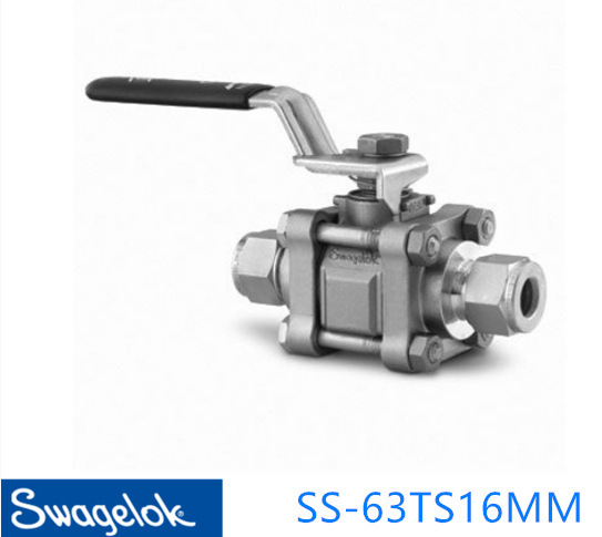 Swagelok世伟洛克(SS-63TS16MM)60系列球阀PTFE阀座16 mm卡套管