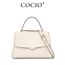 COCIO新款软皮手提邮差包简约质感时尚新品女包跨境外贸工厂热卖