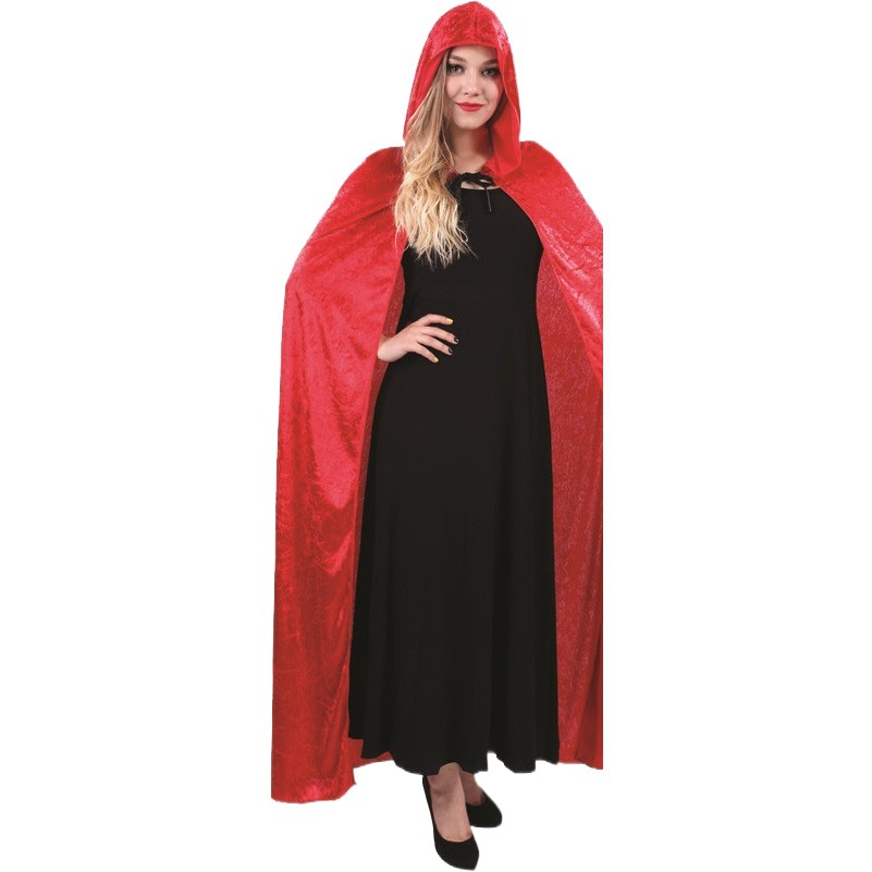 Adulto de Halloween grande femenino oro terciopelo capa partido traje princesa rol juego etapa rendimiento ropa