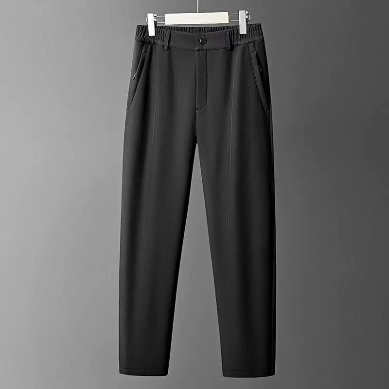 24新款冲锋裤男冬季加绒加厚登山裤子防风保暖户外软壳裤直筒长裤