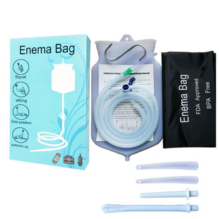 Factory spot AliExpress Amazon enema bag rubber silicone enema bag enema cleaner