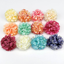 球菊糖果球绢布花头婚庆婚礼装饰绣球花家居diy手工艺品仿真花艺