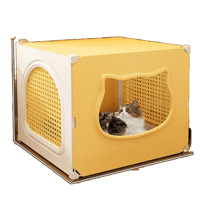猫窝四季通用封闭式安全感猫窝夏季散热凉快超大号上下铺两层别墅|undefined