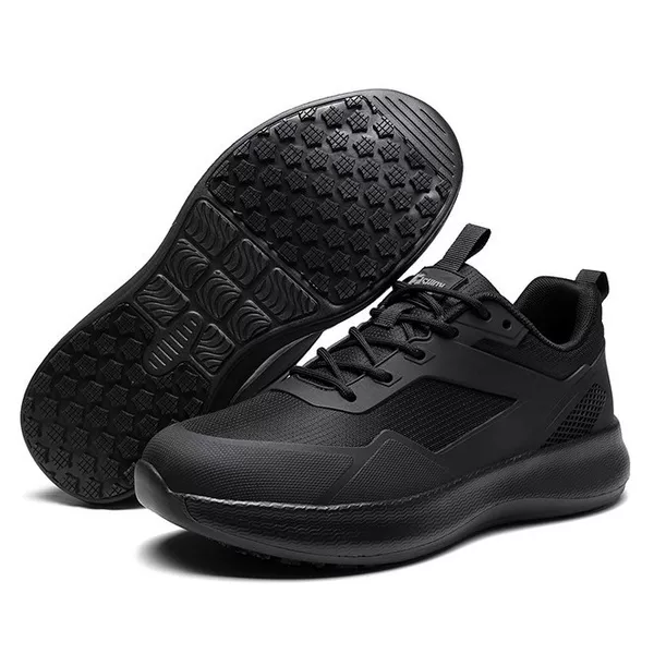 New Professional Chef Shoes for Men, Non-Slip, Waterproof, Oil-Proof, Soft-Soled, Black Kitchen Work Shoes for the Back Kitchen