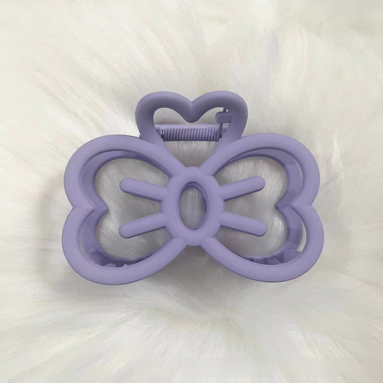 Molletta per capelli con fiocco per donna elegante clip grande_voghion.com