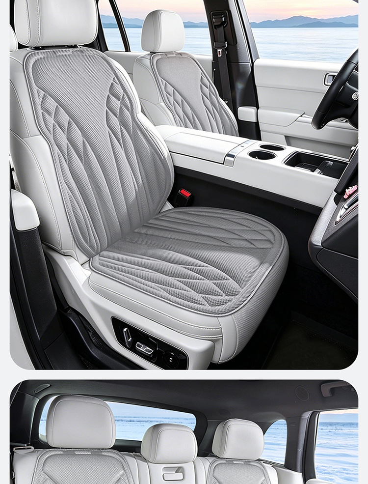 New Car Seat Cushions in Stock, Suitable for All Seasons, Heat-Pressed One-Piece Seat Cushions, Full Car Seat Cushions, Five-Seater Square Cushions, Single and Double Seat Cushions