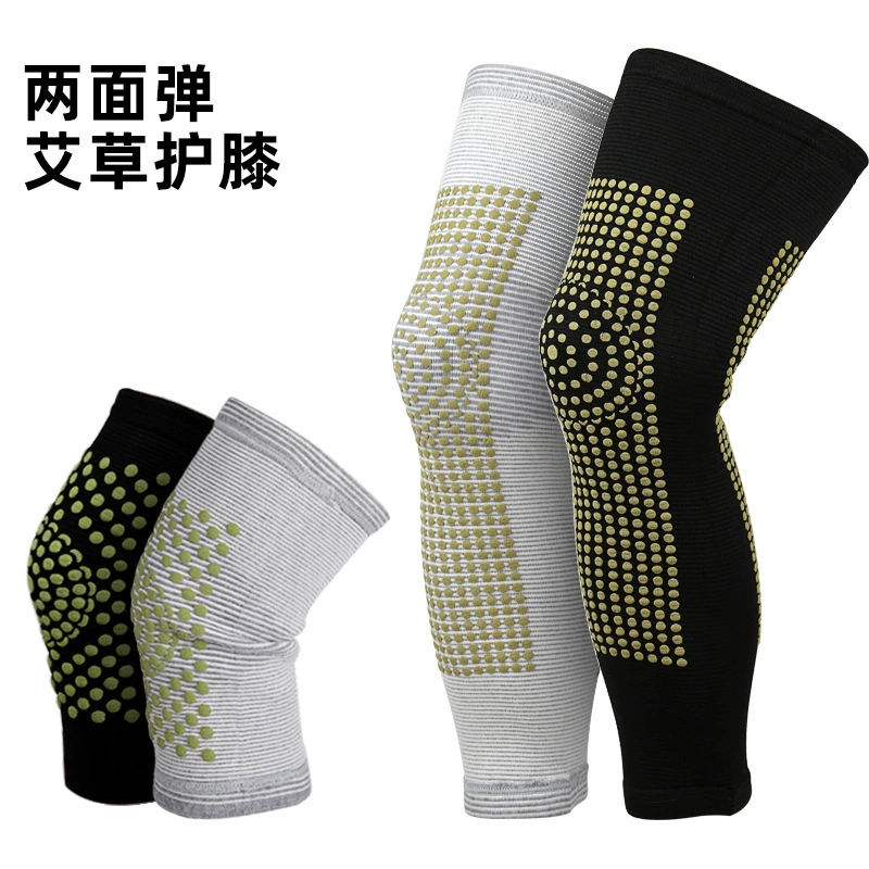 Оптовая Продажа с фабрики длинные полыни наколенники двусторонние эластичные наколенники теплые наколенники защищают суставы