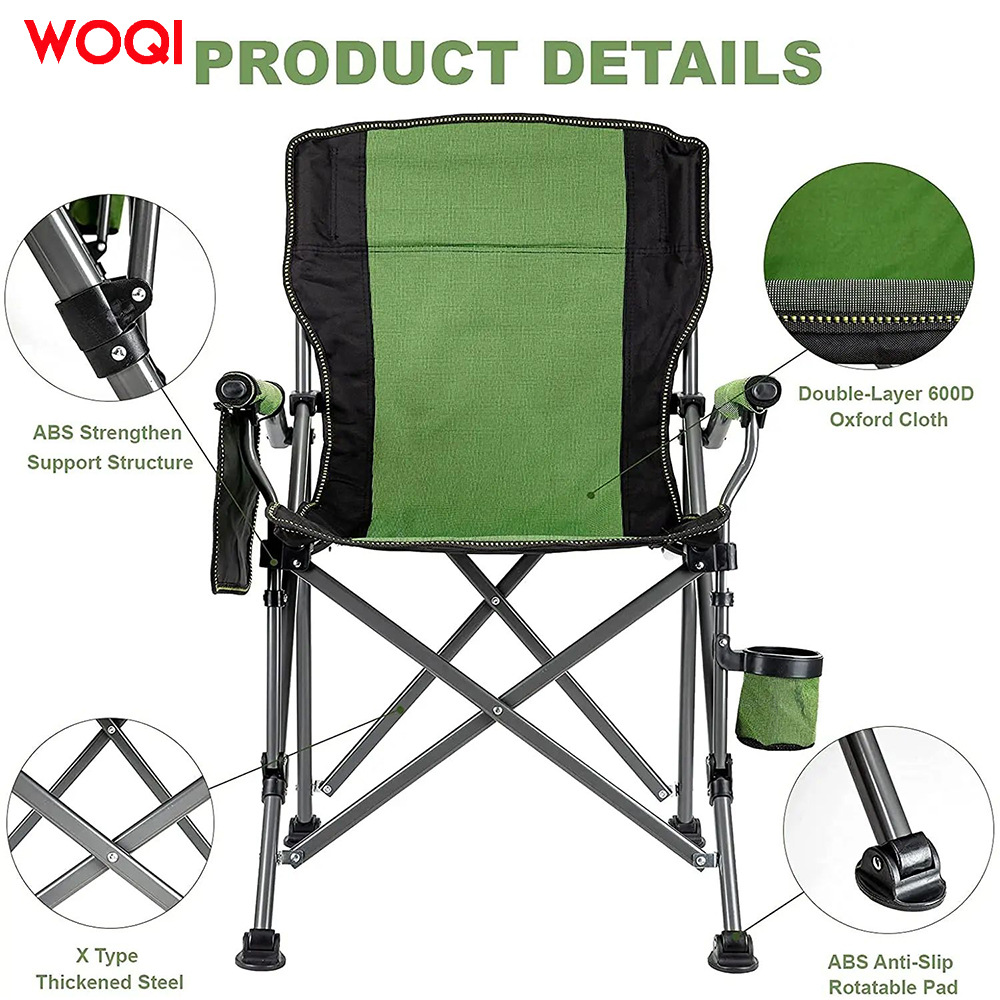 WOQI outdoor camping with portable foldable portable camping chair…