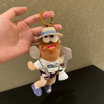 Doll — Pluş açarlıqlar - white-t-badminton-makes-me-happy-just-thinking-about-it-passerby-155cm-small-pendant-genuine-authorization