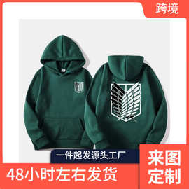 中性的套衫短袖男装春秋厚重美式复古纯色配旋转袖宽松卫衣
