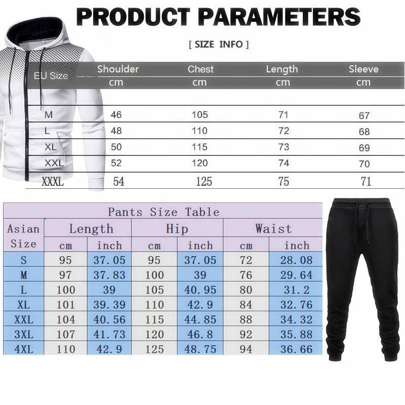 New round dot printed solid color zipper set for autumn winter plush men women's sports hoodies, sweaters, and pants_voghion.com