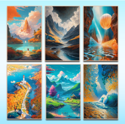 Impression Canyon Mountain Landscape Decorative Painting Bedroom Creative Wall Art Modern Minimalist Ins Style Living Room Wall Painting Home Decoration Impression Canyon Mountain Landscape Decorative Painting Bedroom Creative Wall Art Modern Minimalist Ins Style Living Room Wall Painting Home Decoration
