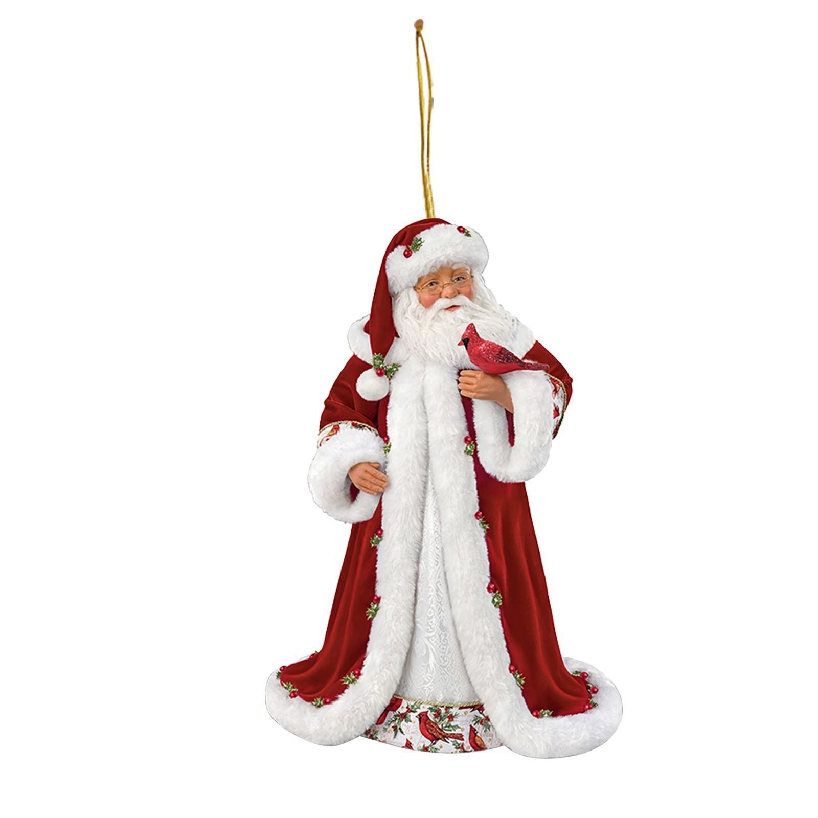 Nuevos productos transfronterizos creativos árbol de Navidad Santa serie de suspensión acrílica artesanía accesorios para automóviles decoración para el hogar