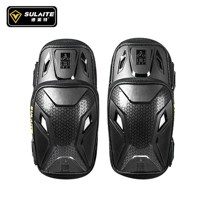 Sulaite Tpu Motorcycle Knee Pads, Lightweight, High-Strength, Anti-Fall, Four-Season Riding Motorcycle Knee Pads for Men/Women (Motorcycle Safety Supplies) - black