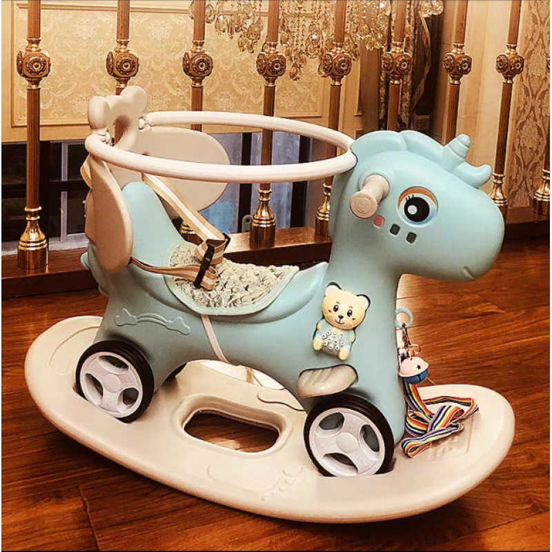Caballo mecedora para niños Caballo mecedora para bebés Caballo de madera para bebés Regalo de un año