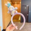 Cartoon headband, plush amusement park, rabbit, cute hair rope, hairgrip