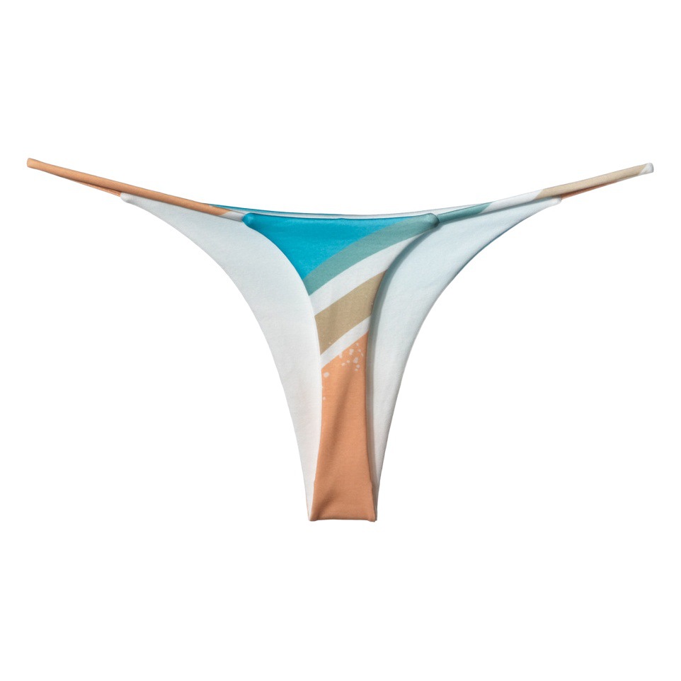 LoDanve tanga sexy de doble capa bikini de doble capa de cintura baja pantalones de algodón para mujer bragas deportivas