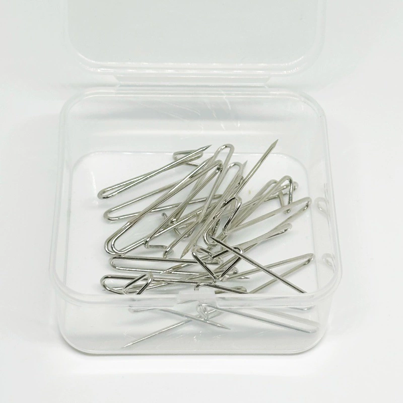 Factory wholesale W-shaped hooked backboard fabric wall hook hanging decoration invisible double-point needle M-shaped hook