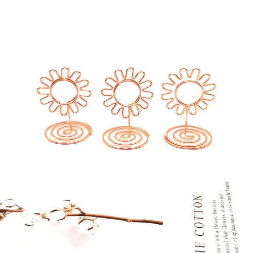 Sunflower Business Card Holder Desk Note Holder Cartoon Business Card Holder Gold Photo Frame Rose Gold Business Card Holder Wholesale