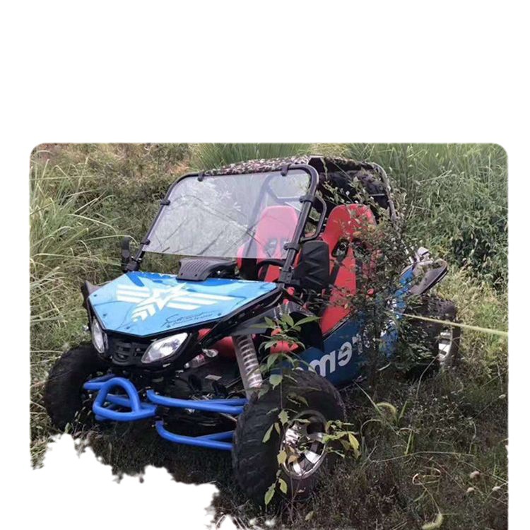 跨境工厂生产越野摩托车卡丁车双人场地大型钢管车200CC车全地形