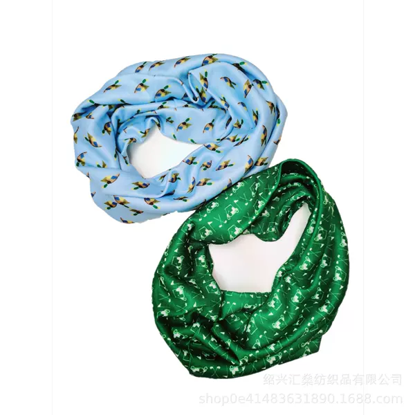 Scarf outdoor riding multi-functional sports scarf variety double-layer magic face towel winter warm printing head cover