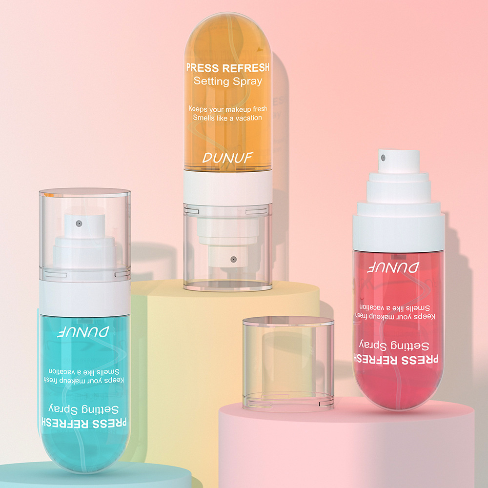 Cross-border DUNUF setting mist pre-makeup primer fruit refreshing moisturizing hydrating non-greasy transfer-proof 55ml