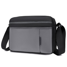 新款休闲简约爆款单肩包男横竖版大容量多层斜挎包尼龙防水旅游包