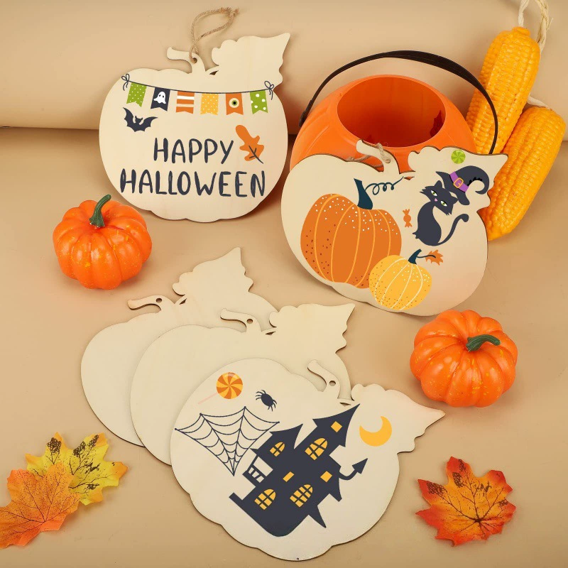 Трансграничные деревянные поделки, пасхальные украшения, пасхальные яйца, сделай сам, белый эмбрион, детские расписные граффити, деревянные кусочки, маленькие подвески