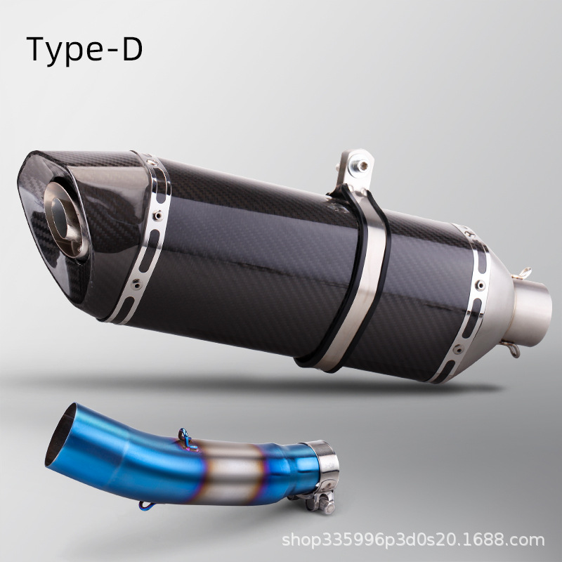 번트 블루 중간 부분 + 470 대형 육각형 전체 실제 탄소 섬유 광택 표면