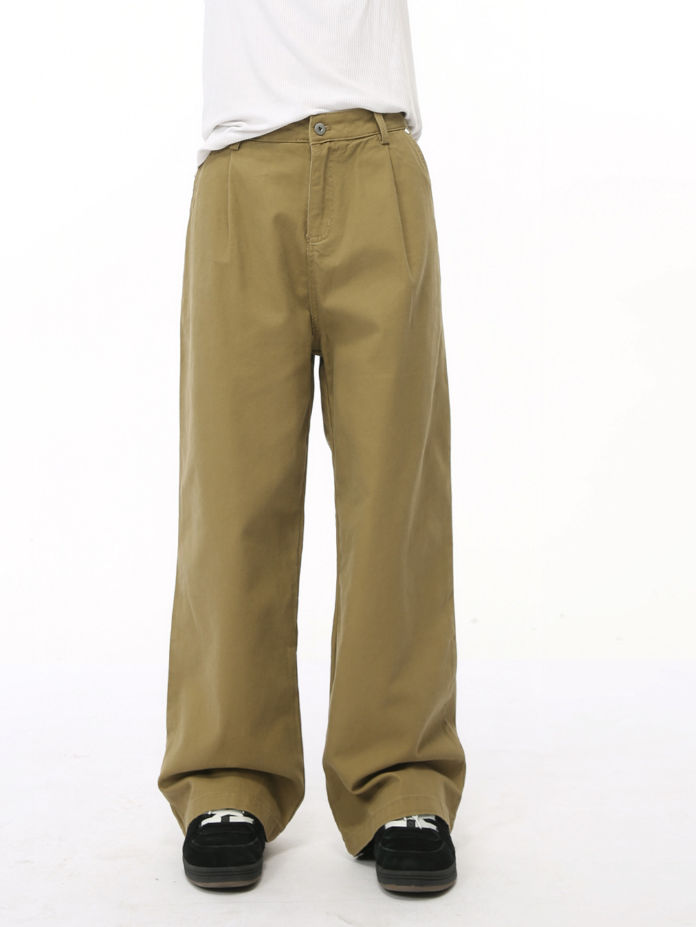 MTLCLOTHES Hombres| 2024 otoño nuevos productos de bolsillo japonés retro color contrastante chaqueta de trabajo conjunto de moda