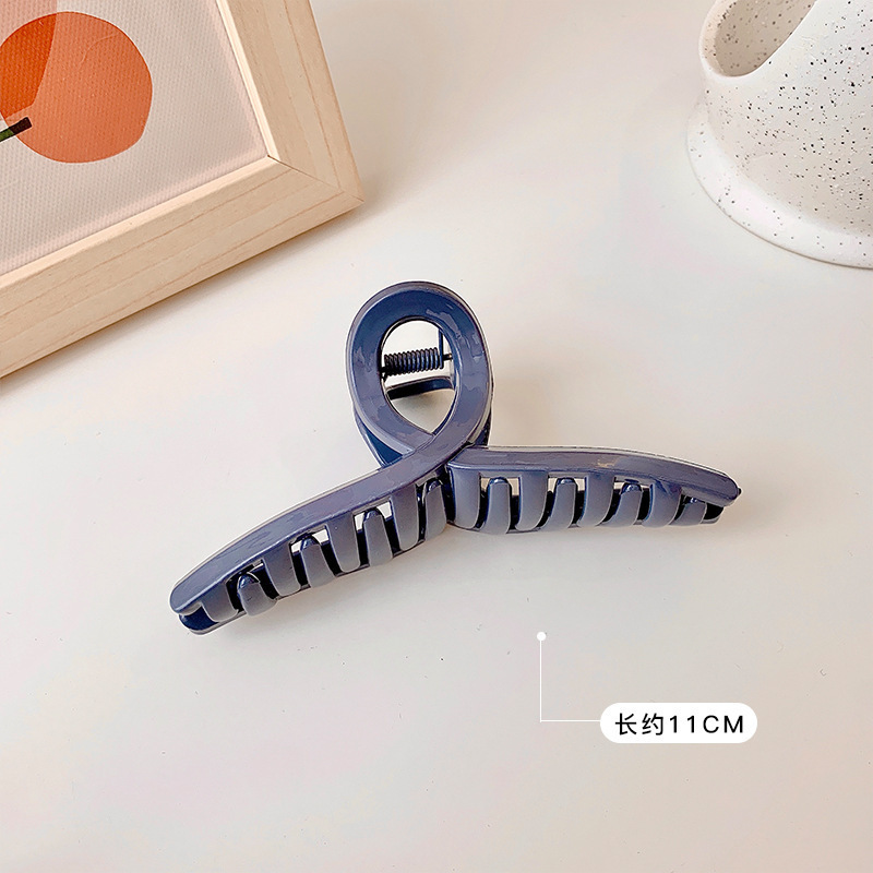 Tocado con clip cuadrado de Maillard, elegante coreano francés, retro, clip de tiburón, red, temperamento rojo, pinza para el cabello, accesorios para el cabello