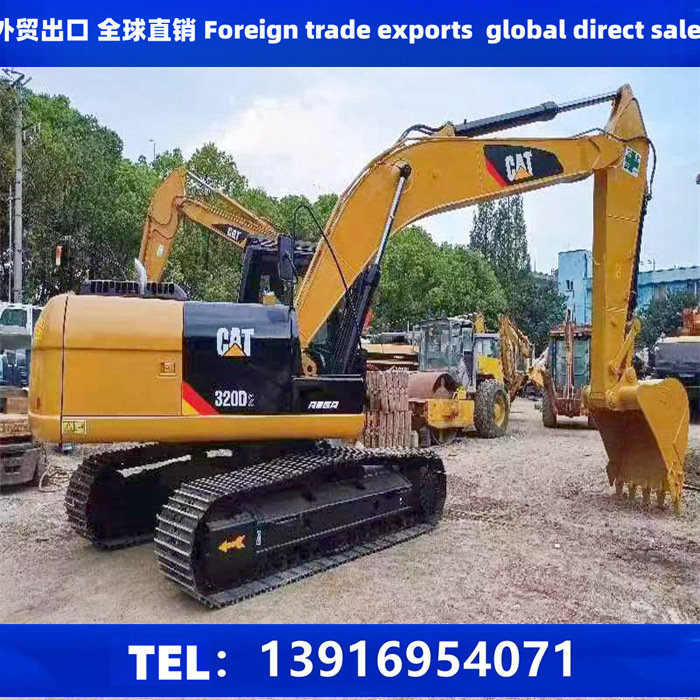 个人转让二手200卡特CAT320D挖掘机 纯土方卡特二手20吨挖掘机