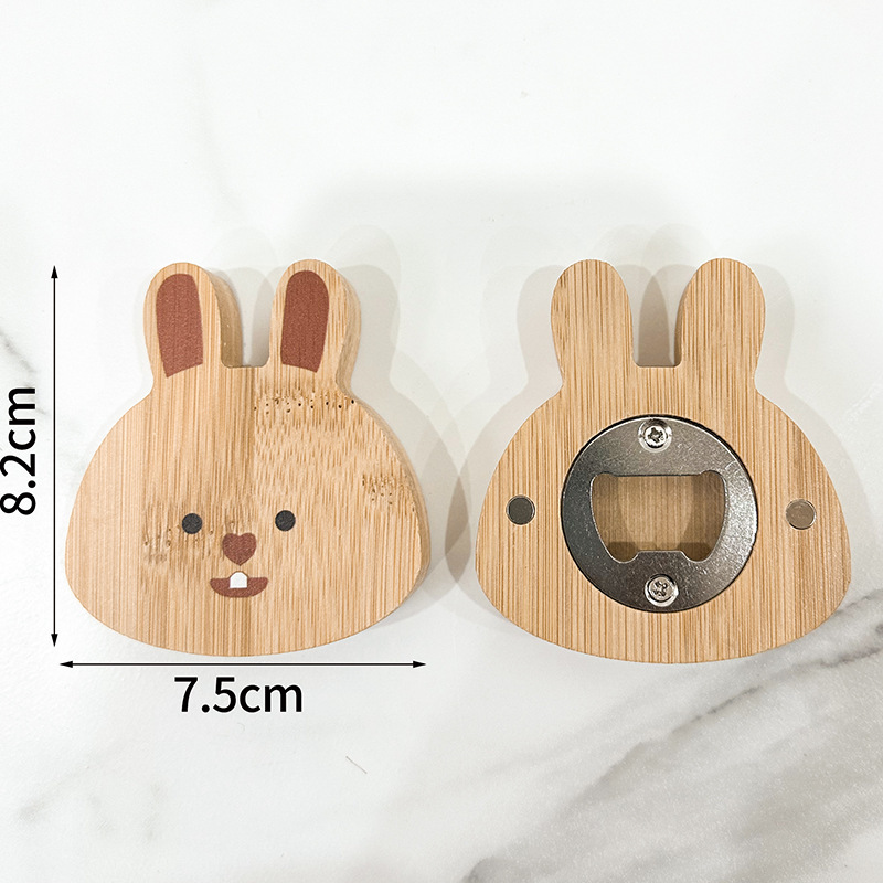 Abrebotellas de cerveza Douyin mismo estilo multifuncional creativo de dibujos animados imán imán imán de imán de apertura de botellas de vino doméstico