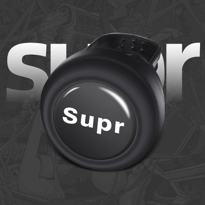 Steering wheel booster One-Hand Steering Car Ball - black-trendy-brand-booster-three-year-warranty